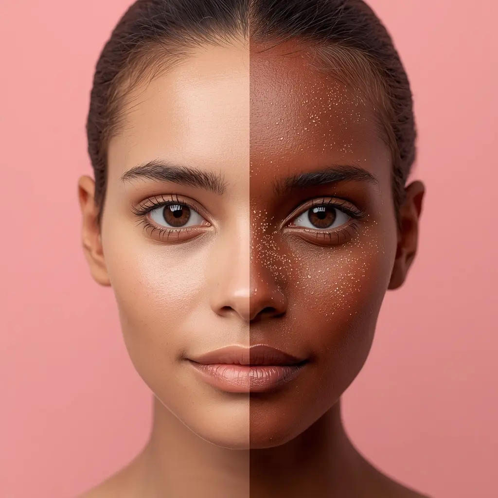 healthy  vs damaged skin barrier